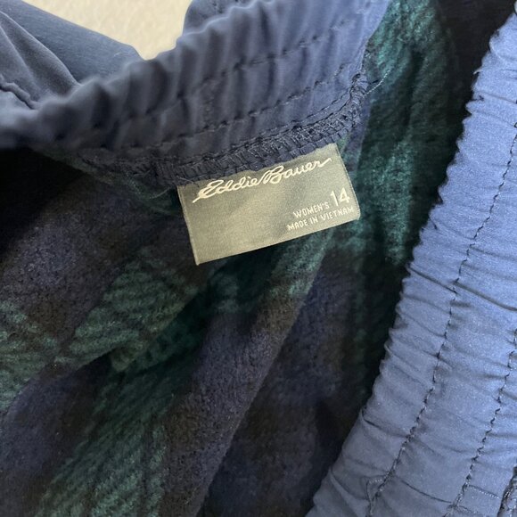 Eddie Bauer women’s Navy Blue Side Pockets Winter Pants Sz 14 - Picture 4 of 8